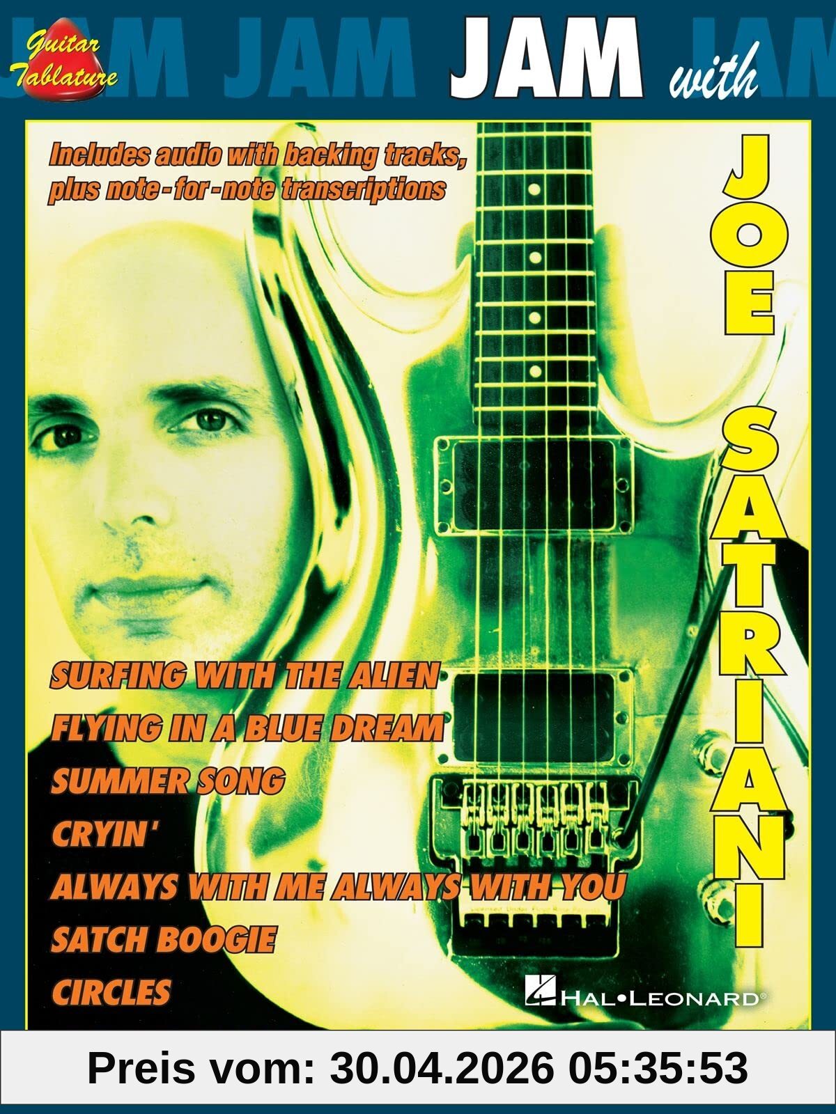 Jam With Joe Satriani Bk/Cd Gtab: Noten, CD für Gitarre