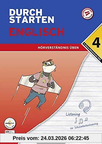 Durchstarten - Englisch Mittelschule/AHS - 4. Klasse: Hörverständnis - Übungsbuch mit Lösungen und Audio-CD
