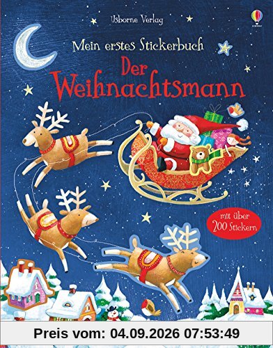 Mein erstes Stickerbuch: Der Weihnachtsmann
