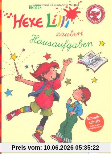Hexe Lilli zaubert Hausaufgaben (Schreibschrift): Hexe Lilli für Erstleser