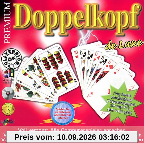 Premium Doppelkopf de Luxe, 1 CD-ROM Für Windows 95/98. Vollversion. Netzwerk-/Internetfähig