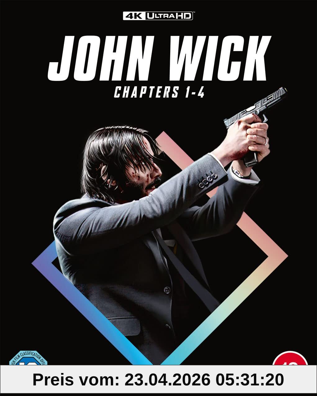 John Wick 1 - 4 Box Set (4K UHD) [Blu-ray]