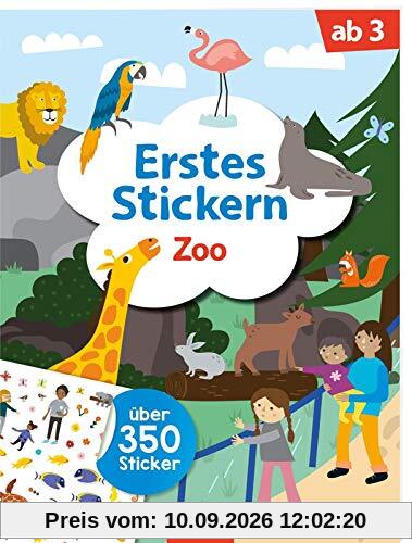 Erstes Stickern Zoo: über 350 Sticker (Mein Stickerbuch)