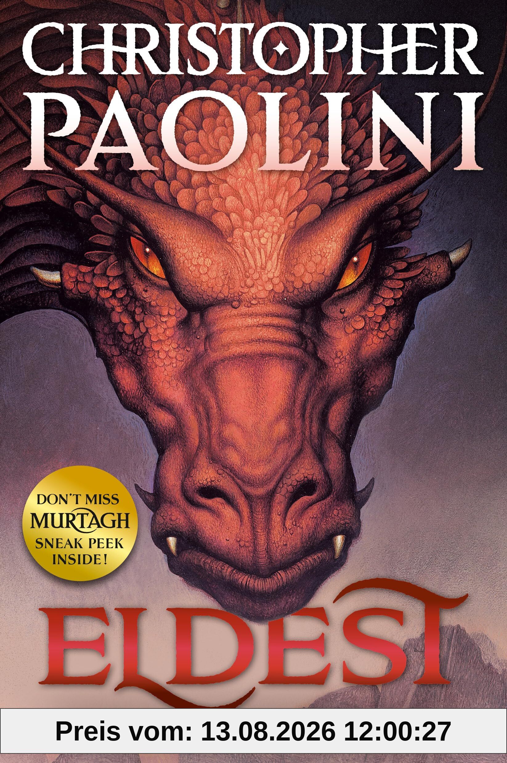 Christopher Paolini Eldest, Book Ii (The Inheritance Cycle, Band 2)