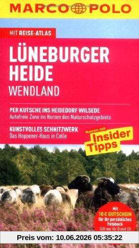MARCO POLO Reiseführer Lüneburger Heide, Wendland: Reisen mit Insider-Tips. Mt Reiseatlas