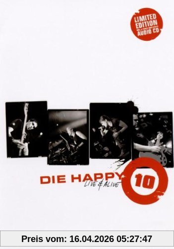 Die Happy - 10: Live and Alive (+ Audio-CD) [Limited Edition] [2 DVDs]