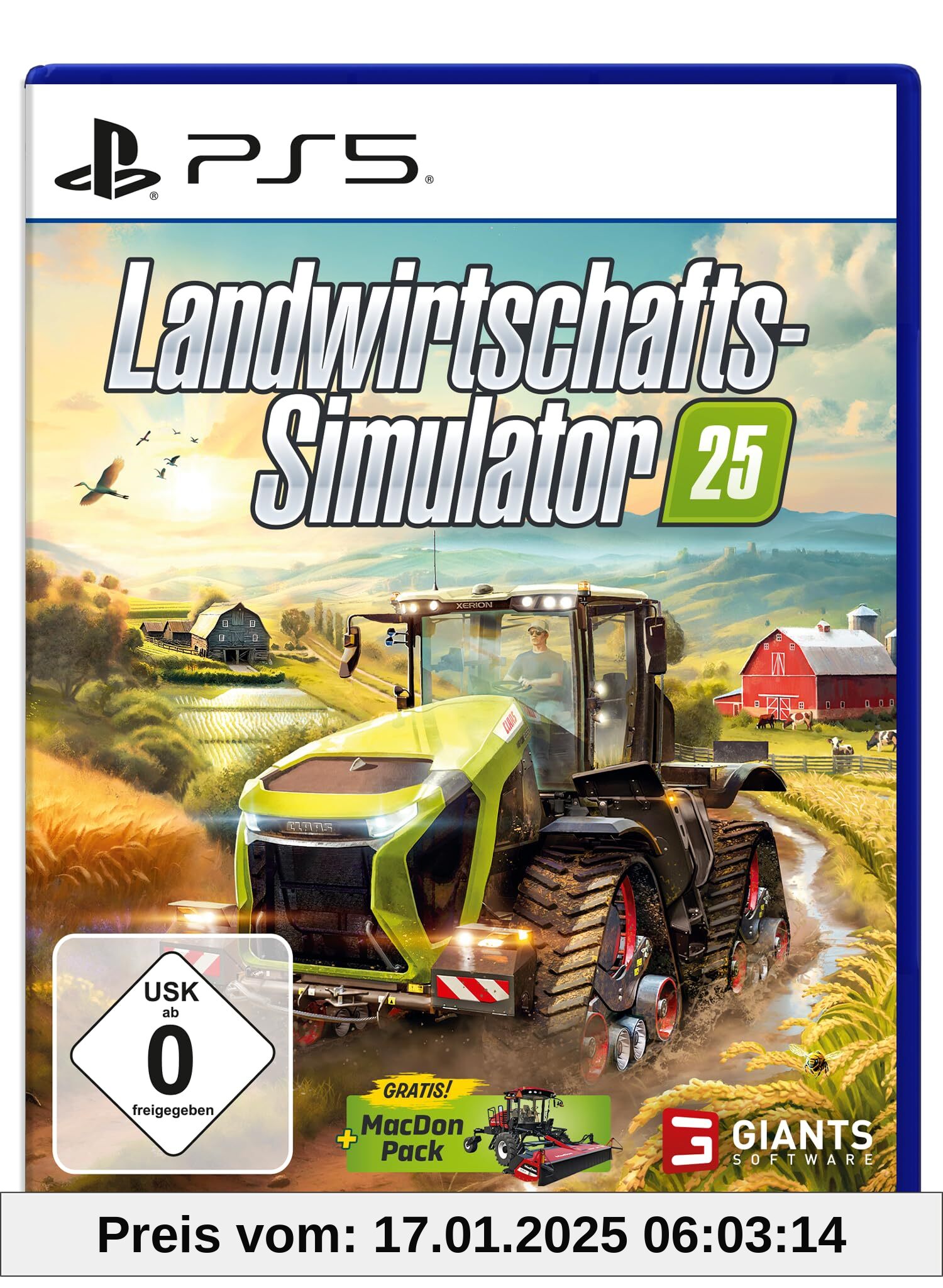 Landwirtschafts-Simulator 25,1 PS5-Blu-ray Disc: Für PlayStation 5