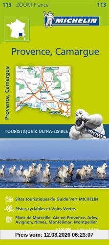 Provence 11113 Carte Zoom Michelin Kaart