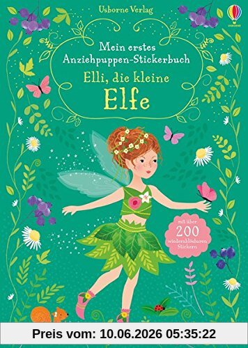 Mein erstes Anziehpuppen-Stickerbuch: Elli, die kleine Elfe