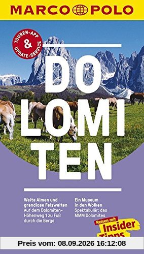 MARCO POLO Reiseführer Dolomiten: Reisen mit Insider-Tipps. Inklusive kostenloser Touren-App & Update-Service