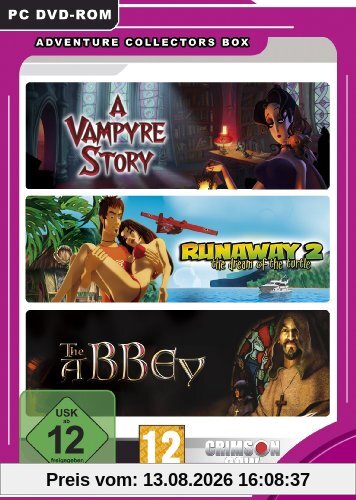 Adventure Collectors Box (A Vampyre Story, Runaway 2: The Dream of the Turtle, The Abbey)