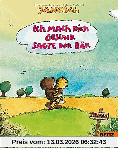 Janosch Ich Mach Dich Gesund, Sagte Der Bär, Vierfarbiges Pappbilderbuch