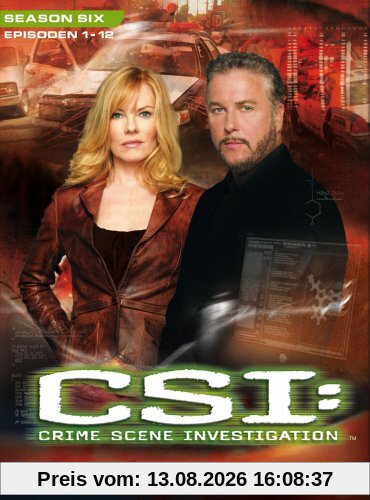 CSI: Crime Scene Investigation - Season 6.1 (3 DVD Digipack)