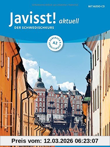 Claudia Eberan Javisst! Aktuell A2, Der Schwedischkurs / Kursbuch + Arbeitsbuch + Audio-Cd