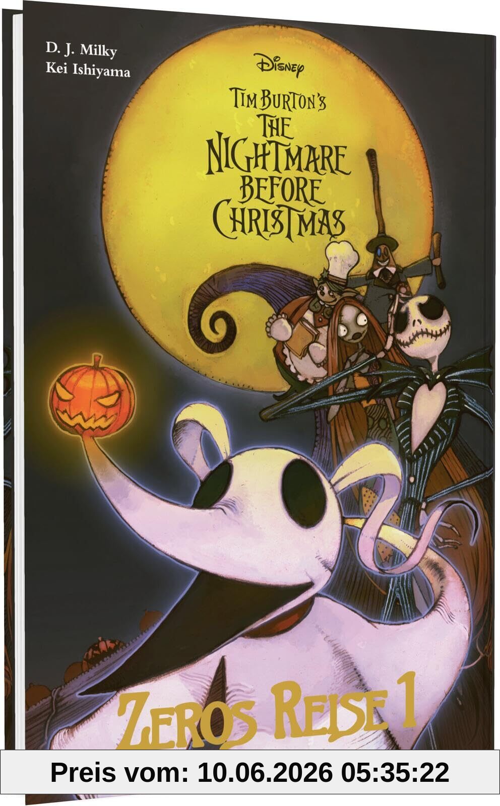 Tim Burton's The Nightmare Before Christmas: Zeros Reise 1: Magische Manga-Serie ab 10 über Abenteuer von Jack Skellingtons Geisterhund Zero