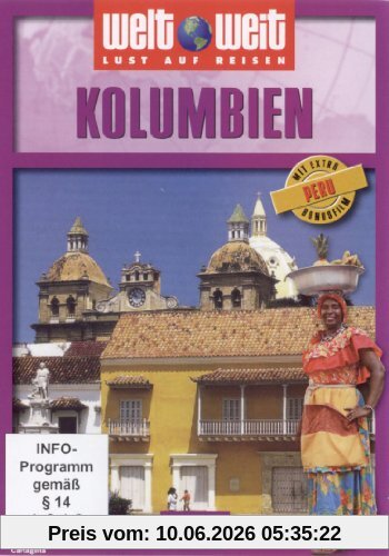 Kolumbien mit Bonusfilm Peru (Reihe: welt weit) 1 DVD, Gesamtlänge: ca. 75 Minuten