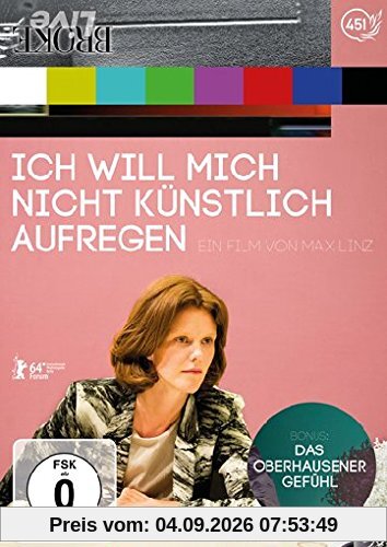 Ich will mich nicht künstlich aufregen