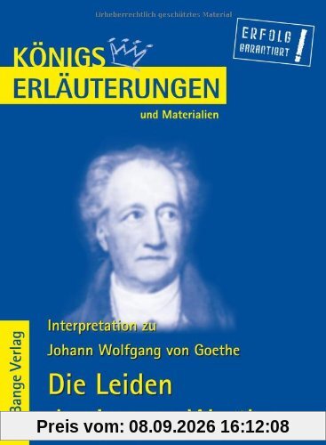 Königs Erläuterungen und Materialien, Bd.79, Die Leiden des jungen Werthers