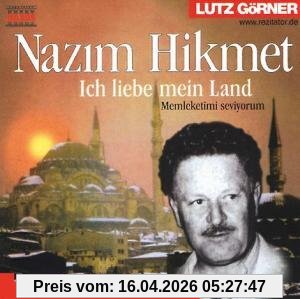 Nazim Hikmet, Ich liebe mein Land, Memleketimi seviyorum. 1 Audio-CD