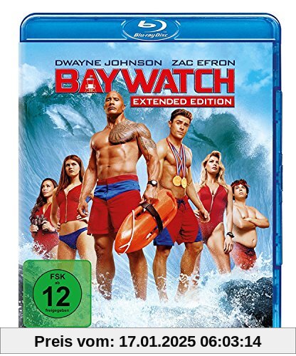 Baywatch (BD + digital download) [Blu-ray] [2017] [Region Free]