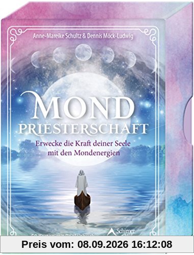Mondpriesterschaft: Erwecke die Kraft deiner Seele mit den Mondenergien - 50 Karten mit Begleitbuch