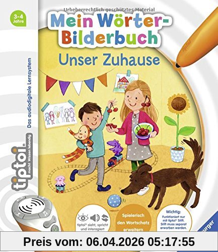 tiptoi® Mein Wörter-Bilderbuch: Unser Zuhause (tiptoi® Bilderbuch)