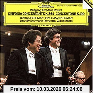 I. Perlman Sinfonia Concertante Kv 364