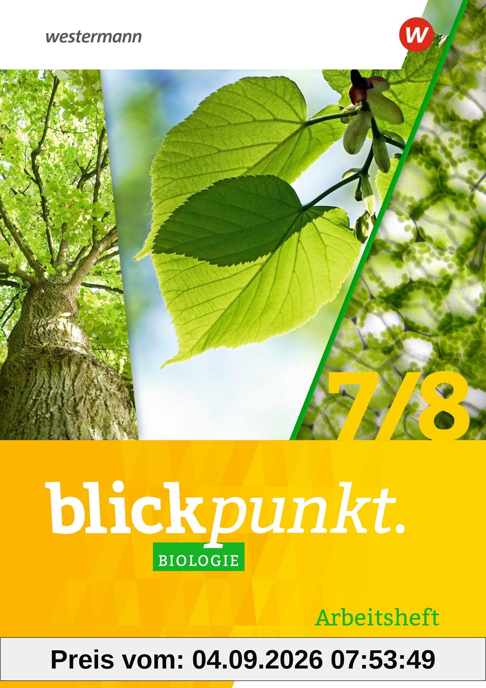 Blickpunkt Biologie - Ausgabe 2024 für Mecklenburg-Vorpommern und Thüringen: Arbeitsheft 7 / 8