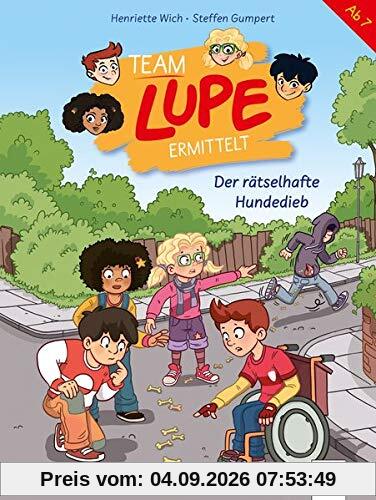 TEAM LUPE ermittelt (1). Der rätselhafte Hundedieb: Kinder-Krimi mit Detektivrätseln ab 7 Jahren