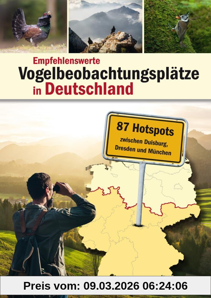 unbekannt Empfehlenswerte Vogelbeobachtungsplätze In Deutschland, 87 Hotspots Zwischen Duisburg, Dresden Und München