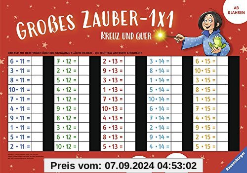 Großes Zauber-1x1: Kreuz und quer (Ravensburger Zaubertafel)