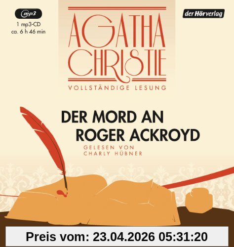 Der Mord an Roger Ackroyd: Die vollständige Lesung