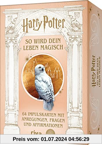 Harry Potter: So wird dein Leben magisch: 64 Impulskarten mit Anregungen, Fragen und Affirmationen, inkl. Booklet, Gesch