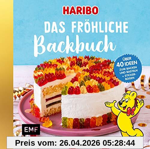Das Haribo-Backbuch: 40 Ideen zum Backen und Basteln – Mit fröhlichem Stickerbogen