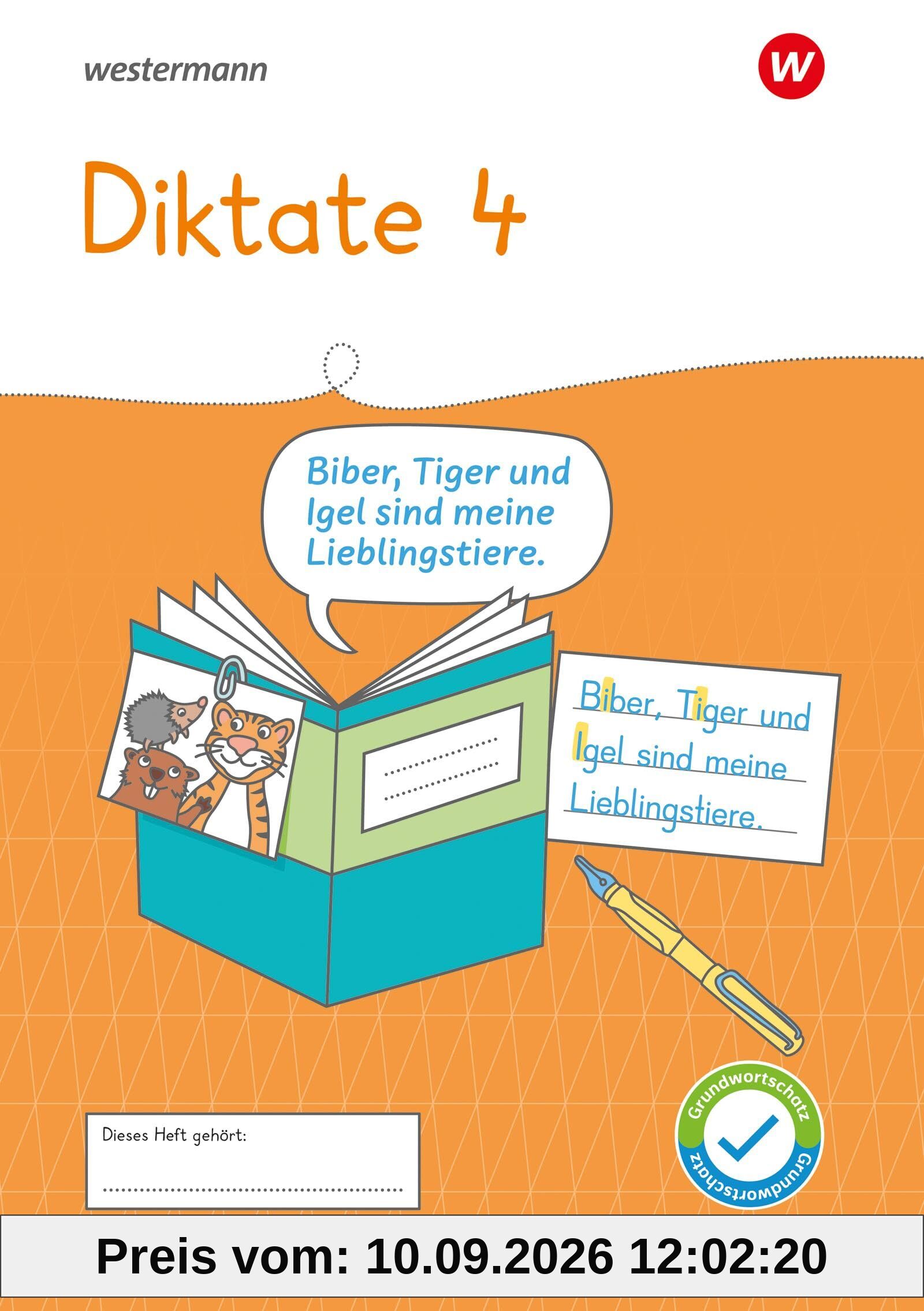 Westermann Unterrichtsmaterialien Grundschule: Diktate 4 (Westermann Unterrichtsmaterialien Grundschule: Für das Fach Deutsch)