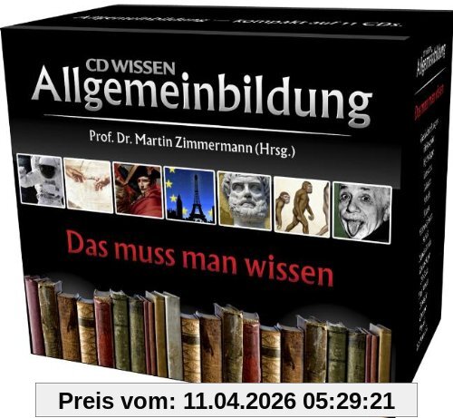 CD WISSEN - Allgemeinbildung - Das muss man wissen. Hörbuch-Box mit allen Einzelausgaben, 11 CDs
