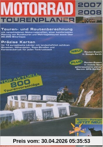 Motorrad Tourenplaner 2007/2008 (DVD-ROM) (DVD-Box)