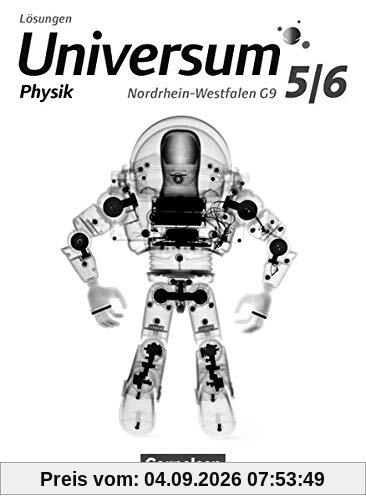 Universum Physik - Gymnasium Nordrhein-Westfalen G9: 5./6. Schuljahr - Lösungen zum Schülerbuch