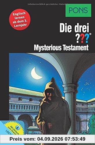 PONS Die drei ??? - Mysterious Testament: Englisch lernen mit Justus, Peter und Bob