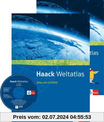 Haack Weltatlas für Sekundarstufe I und II: Haack-Weltatlas.  Atlas mit CD-ROM