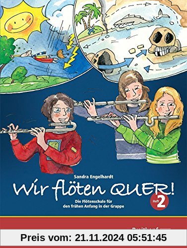 Wir flöten quer. Die Flötenschule für den frühen Anfang in der Gruppe. Schülerband 2 (EB 8829)