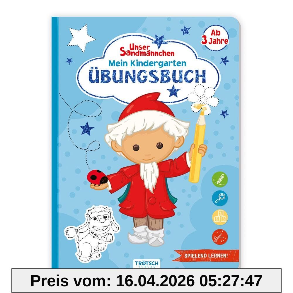Trötsch Unser Sandmännchen Mein Kindergartenübungsbuch Beschäftigungsbuch: Beschäftigungsbuch Lernbuch Übungsbuch Kinderbuch: Beschäftigungsbuch Kinderbuch Geschichtenbuch Kindergarten