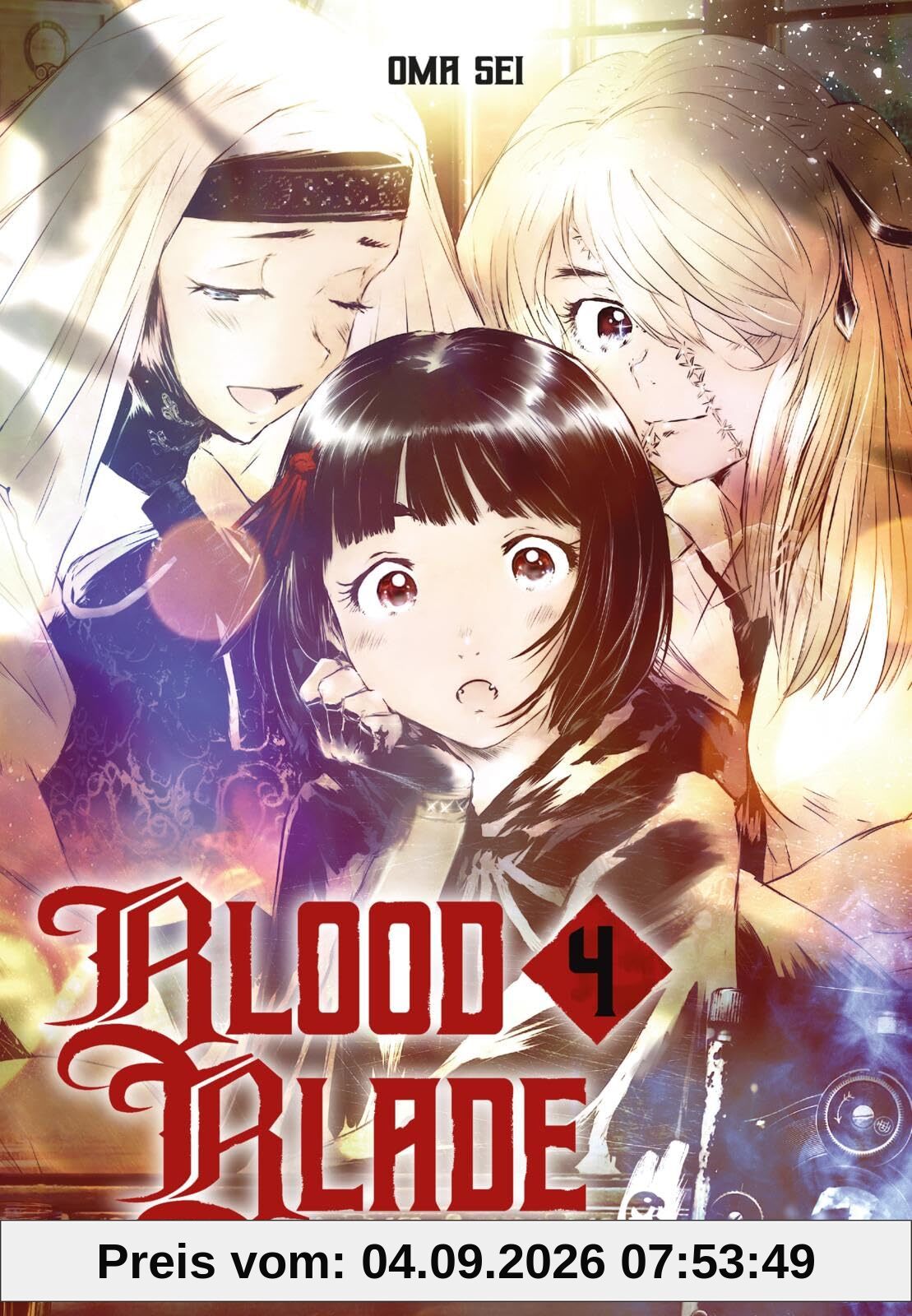 Blood Blade 4: Düsterer Horror-Manga, in dem Dracula als Vampirin in einem alternativen Europa wiedergeboren wird