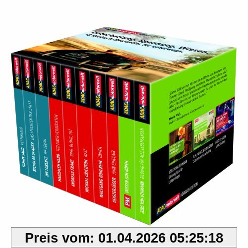 ADAC Motorwelt Hörbuch-Box, 54 CDs