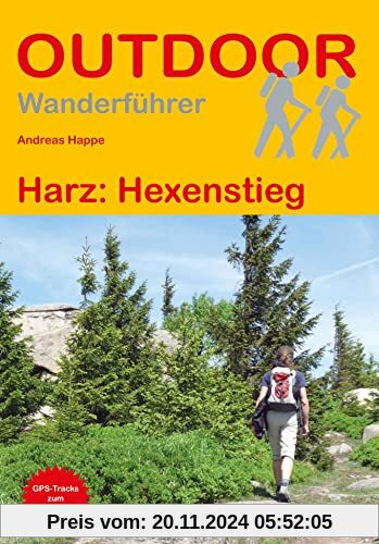 Harz: Hexenstieg (Outdoor Wanderführer)