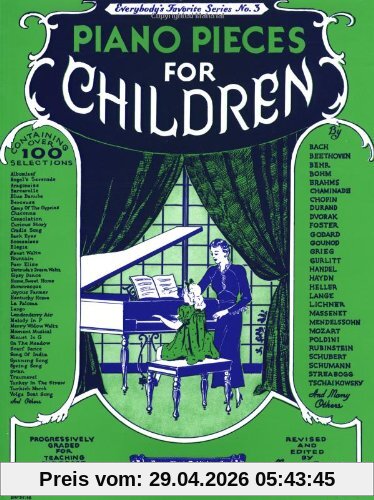 Piano Pieces For Children Everybody'S Favorite Series No.3 Pf