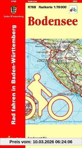 Landesamt für Geoinformation und Landentwicklung Bodensee, Radkarte 1, 75 000