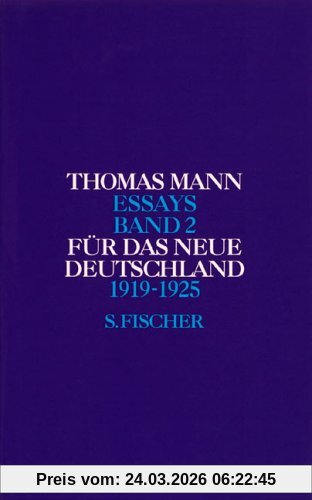 Band 2: Für das neue Deutschland: 1919-1925