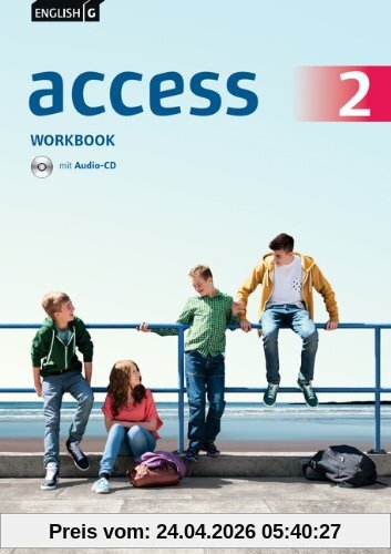 English G Access - Allgemeine Ausgabe: Band 2: 6. Schuljahr - Workbook mit Audio-CD