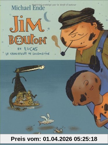 Jim Bouton et Lucas le chauffeur de locomotive. La cité des dragons